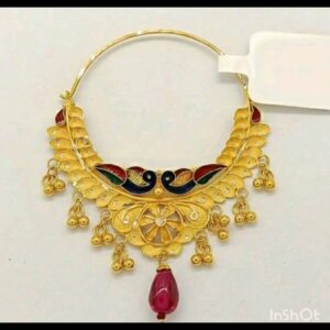 Gold Peacock Necklace