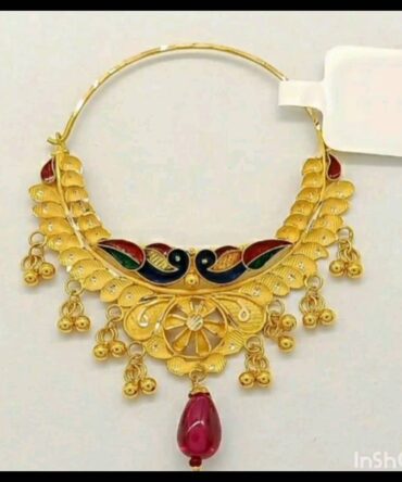 Gold Peacock Necklace